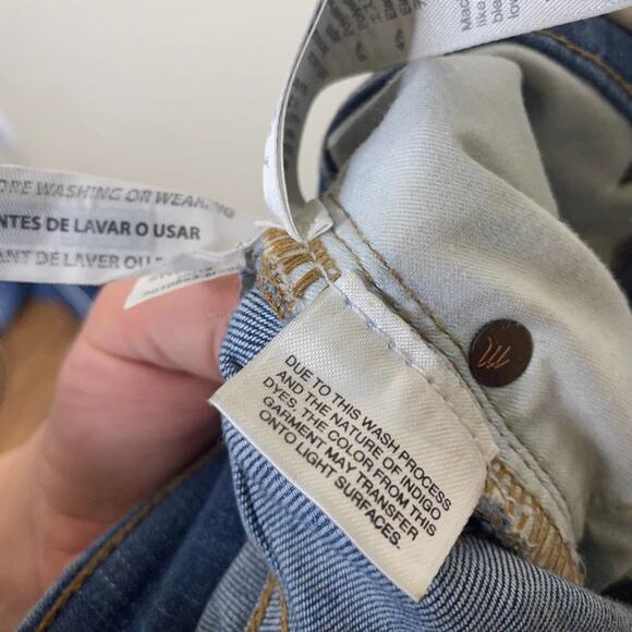Madewell 11” High Rise Skinny Jeans Denim Medium Wash Size 26 - Picture 15 of 15